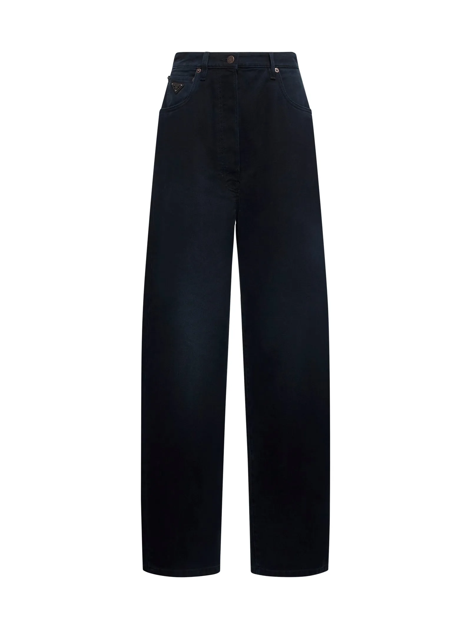 Prada Black Denim Wide Leg Jeans sold by Lord & Taylor