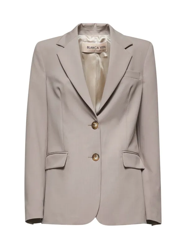 Taupe Cady Genzia Blazer sold by Lord & Taylor