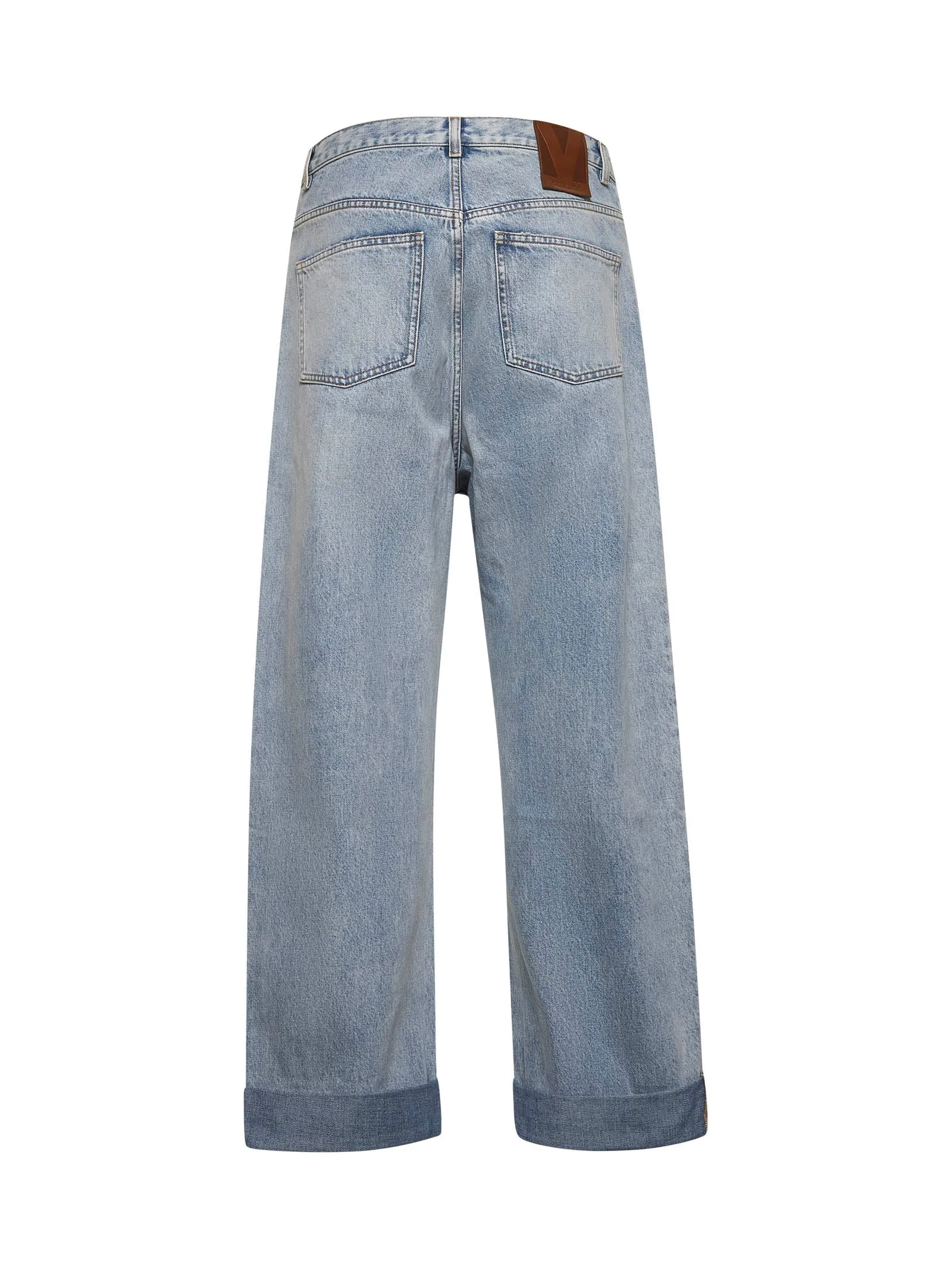 Light Blue Wide Leg Denim Jeans sold by Lord & Taylor product image thumbnail 2