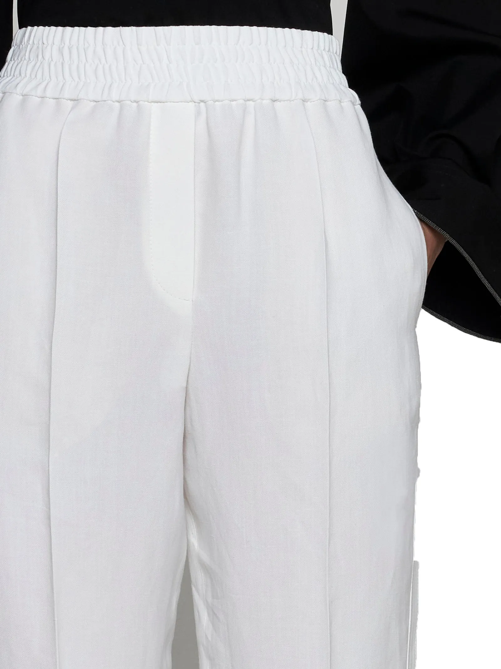 Brunello Cucinelli Viscose and Linen Trousers sold by Lord & Taylor product image thumbnail 5