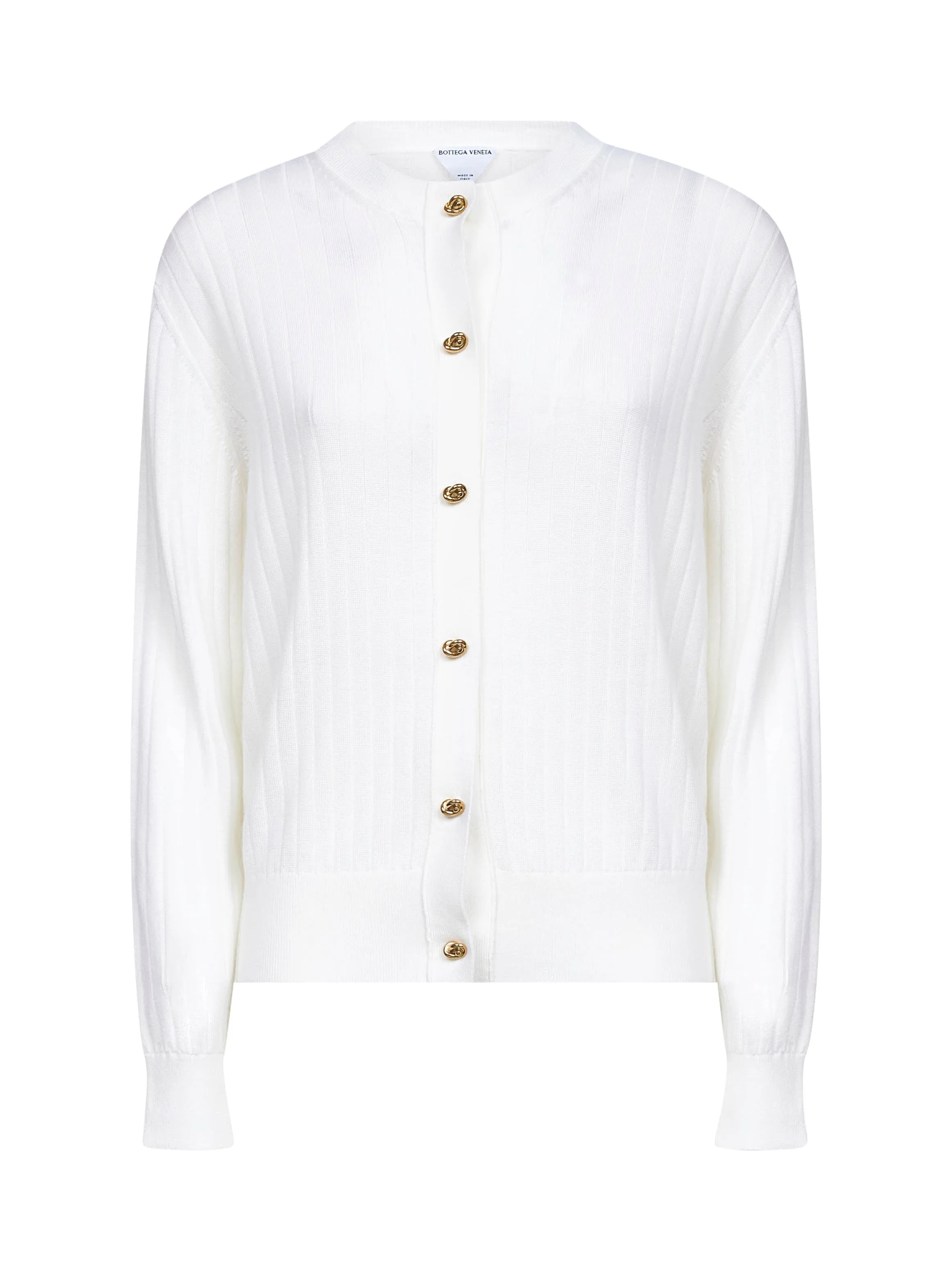 Ivory Ribbed Wool Cardigan sold by Lord & Taylor