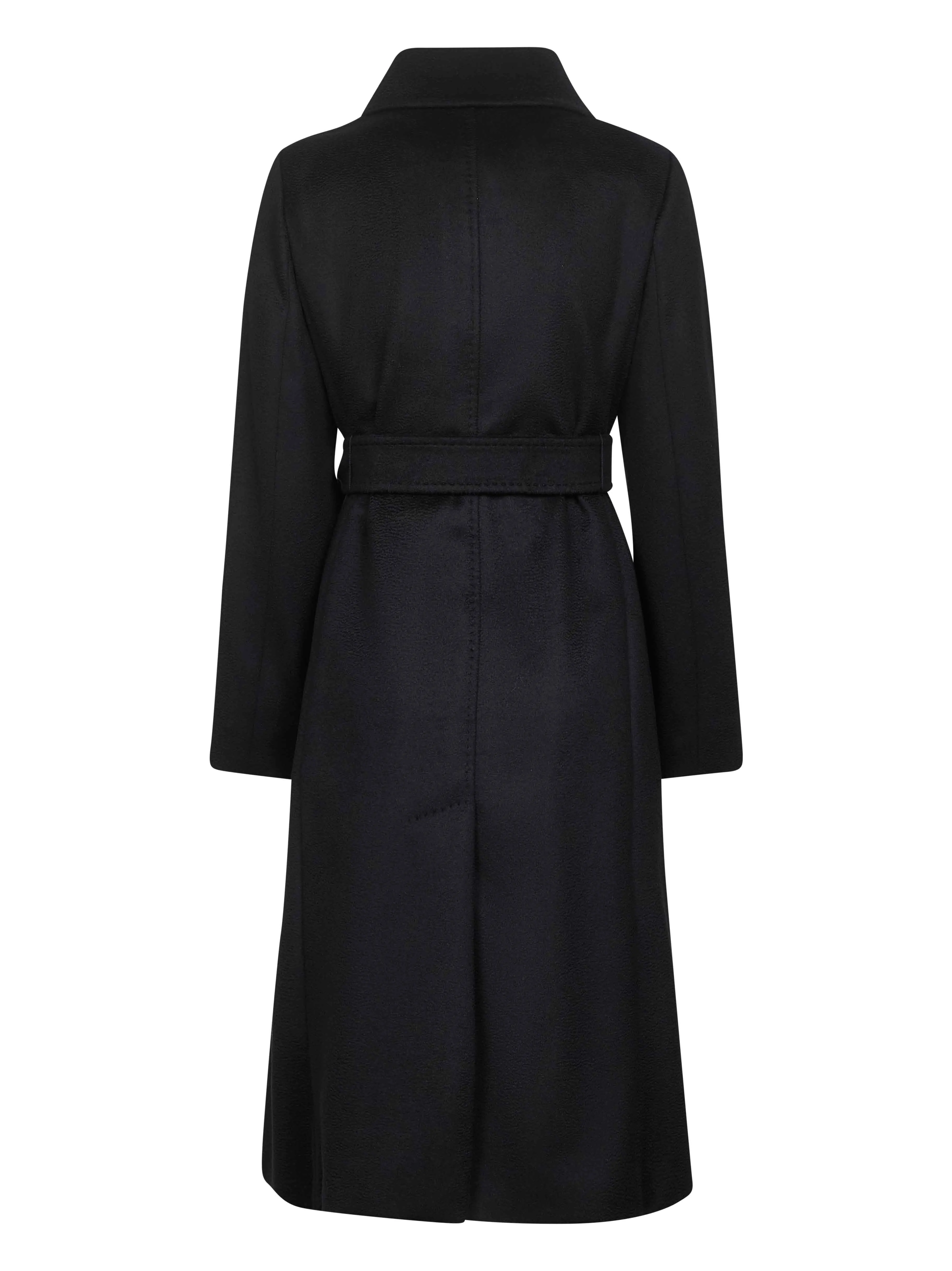 Max Mara Black Broadcloth Robe Coat sold by Lord & Taylor product image thumbnail 2