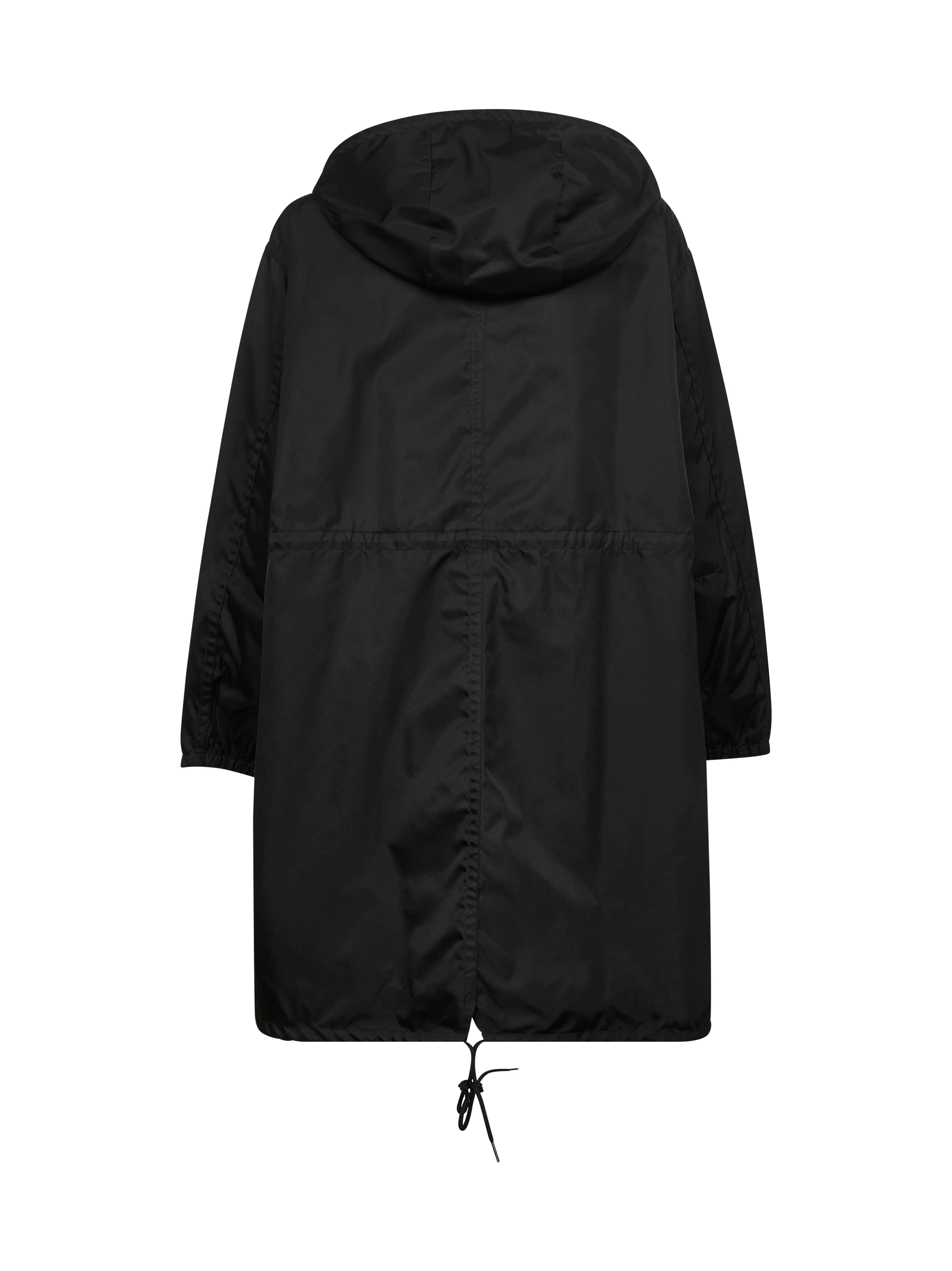 Black Re-Nylon Hooded Parka sold by Lord & Taylor product image thumbnail 2