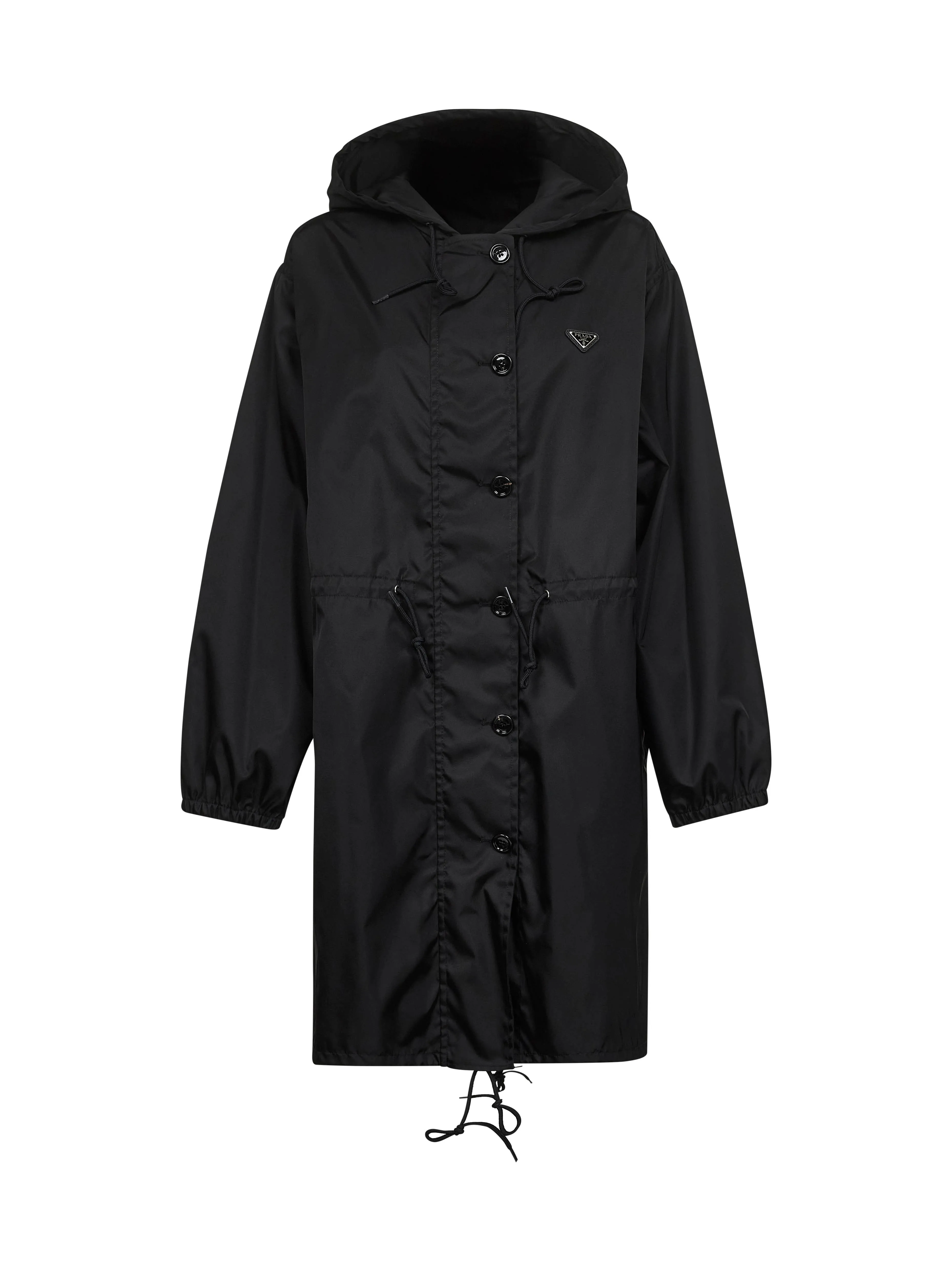 Black Re-Nylon Hooded Parka sold by Lord & Taylor