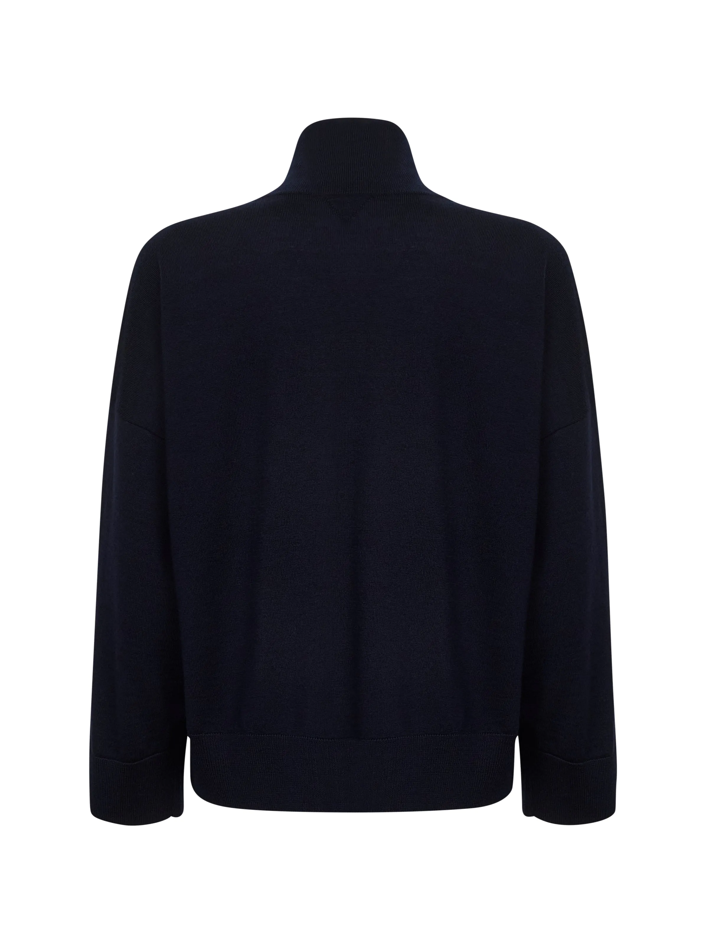 Blue Wool Embroidered Turtleneck Sweater sold by Lord & Taylor product image thumbnail 2