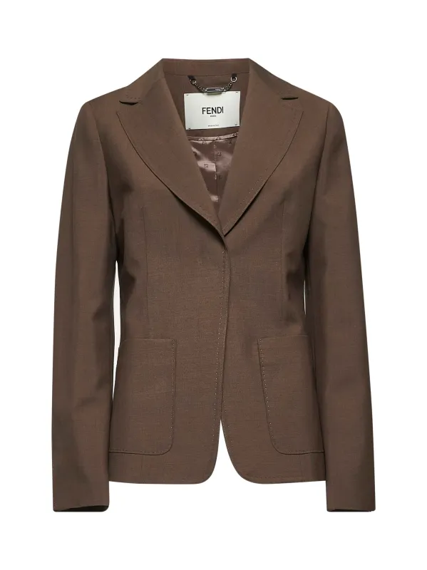 Dark Green Wool and Mohair Blazer sold by Lord & Taylor