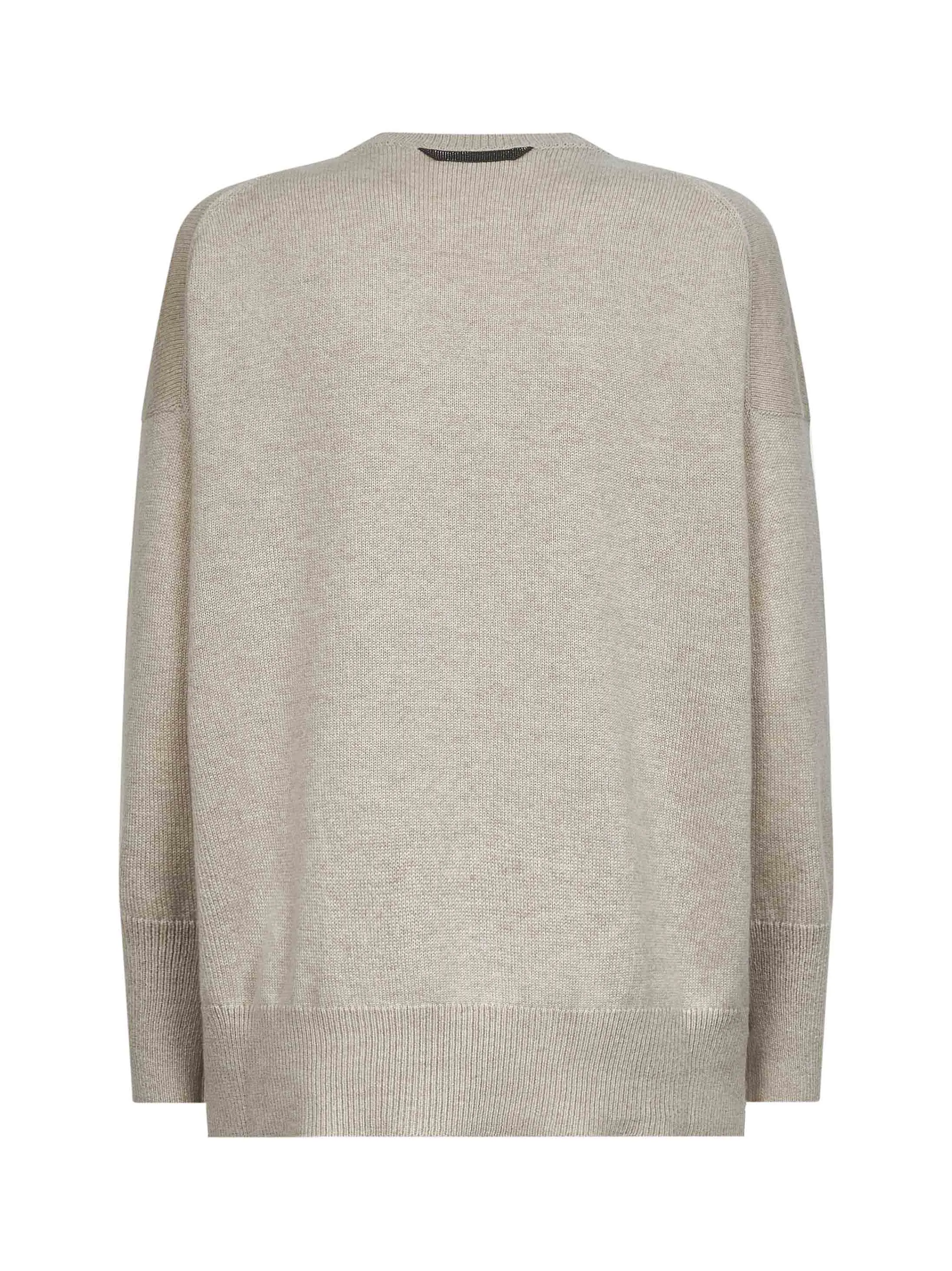 Beige Cashmere Sweater with Monili sold by Lord & Taylor product image thumbnail 2