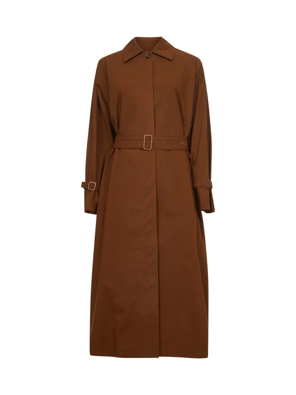 Brown Stretch Gabardine Trench Coat sold by Lord & Taylor