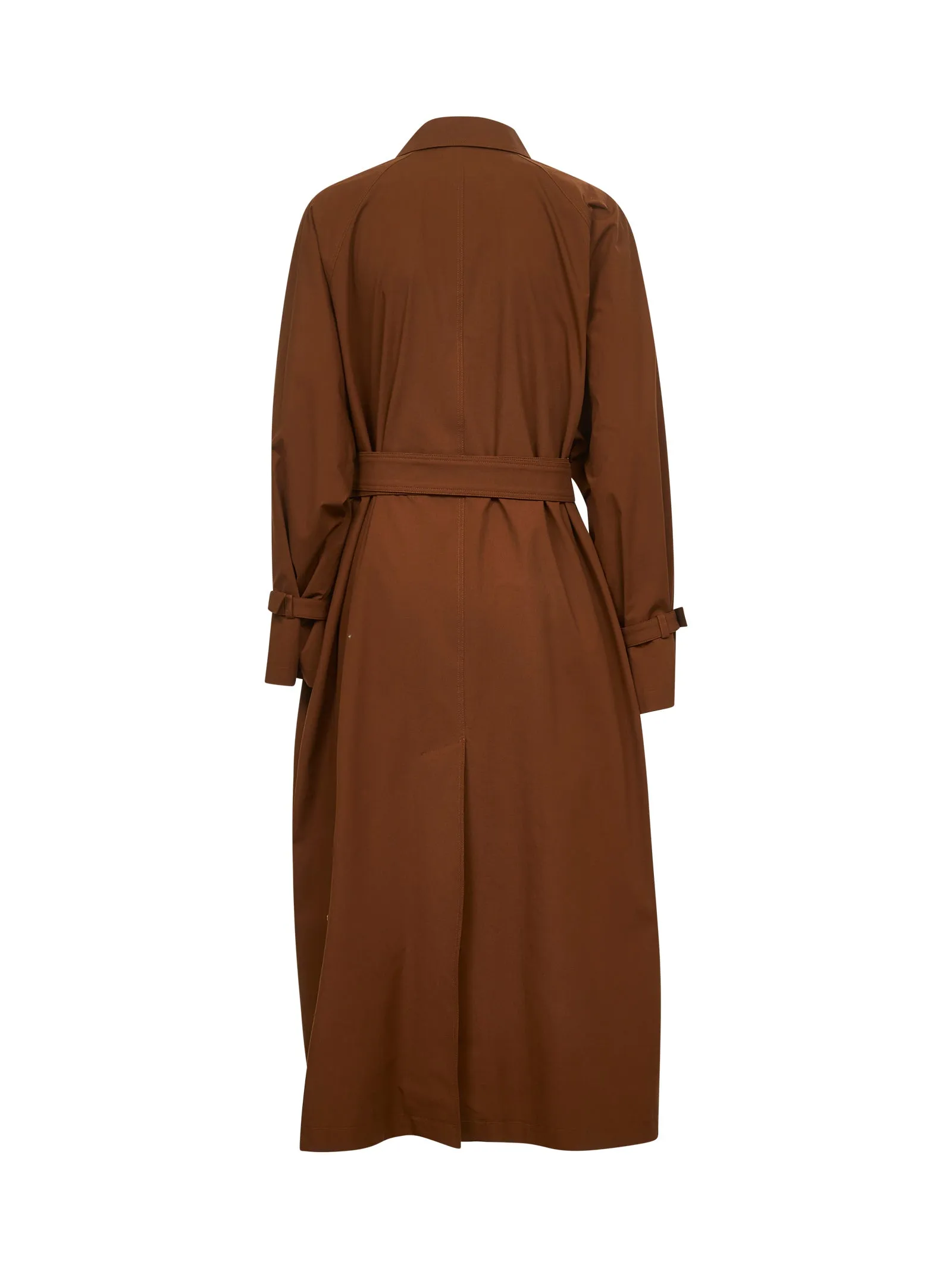Brown Stretch Gabardine Trench Coat sold by Lord & Taylor product image thumbnail 2