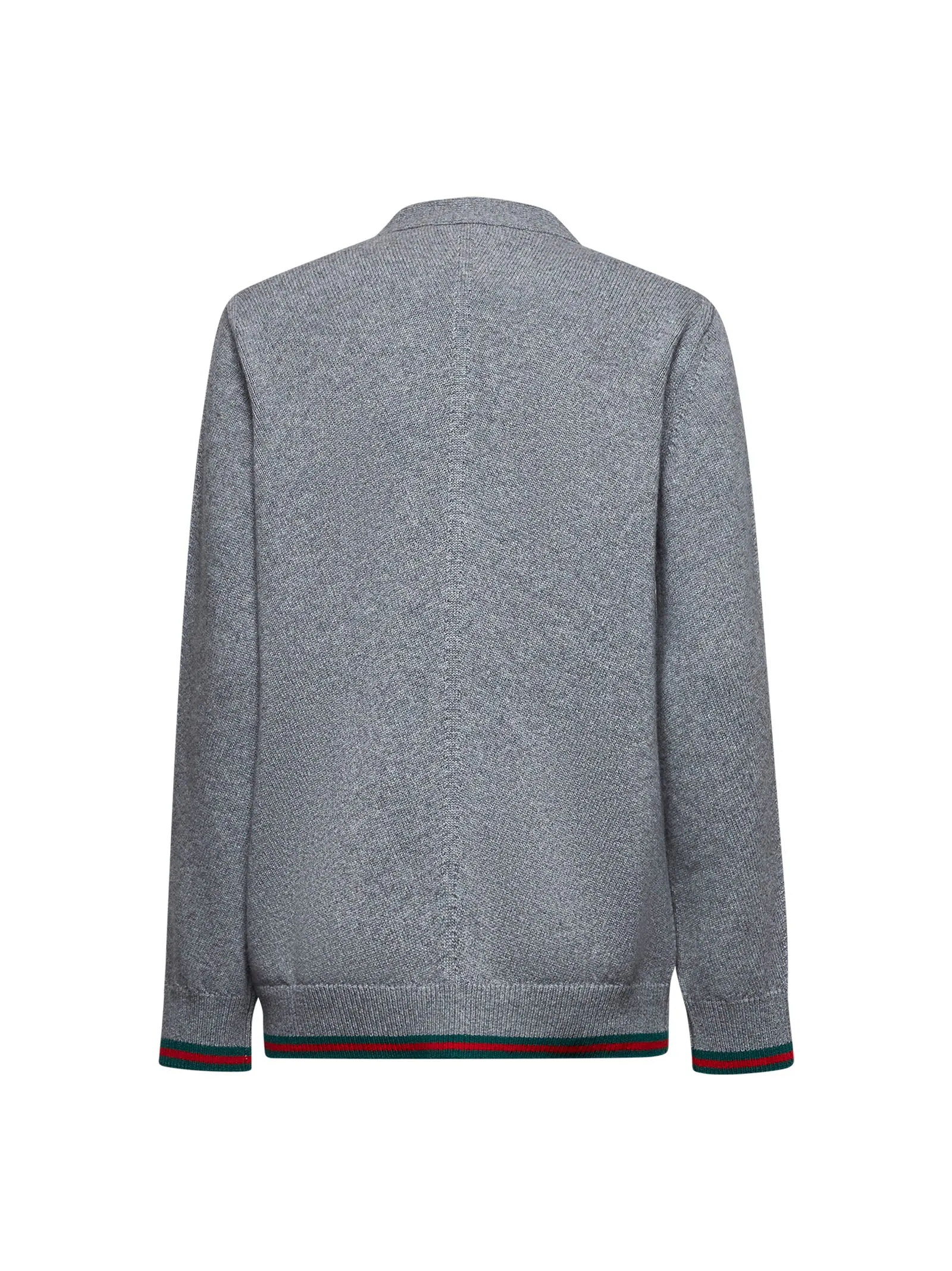 Grey Wool and Cashmere Web Cardigan sold by Lord & Taylor product image thumbnail 2