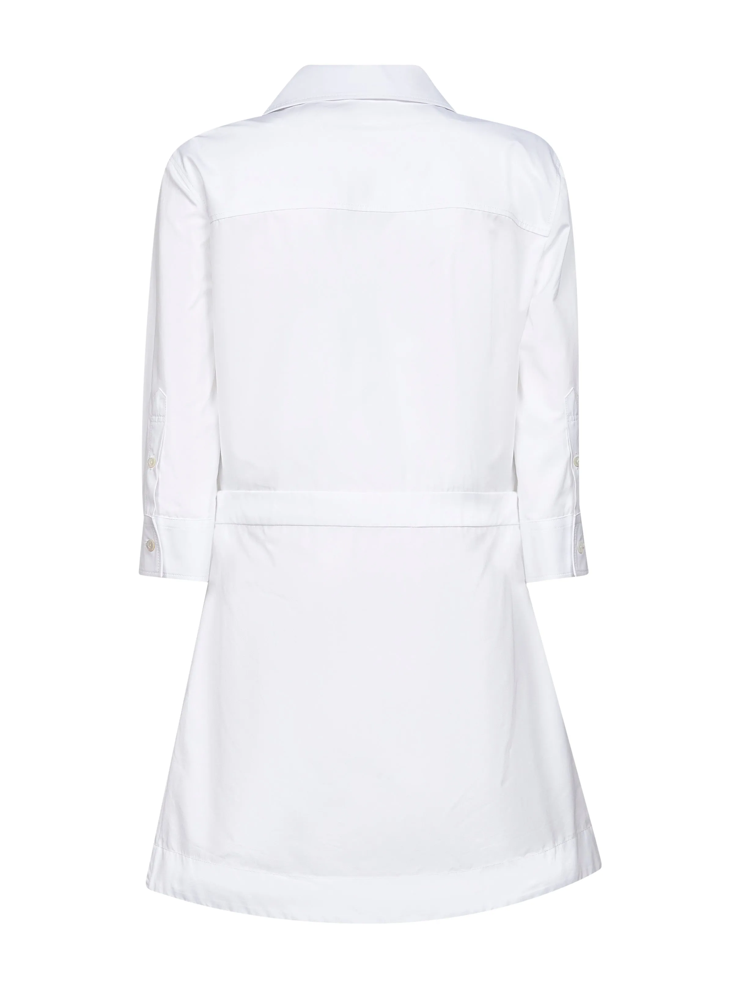 White Poplin Shirt Dress with Horsebit sold by Lord & Taylor product image thumbnail 2