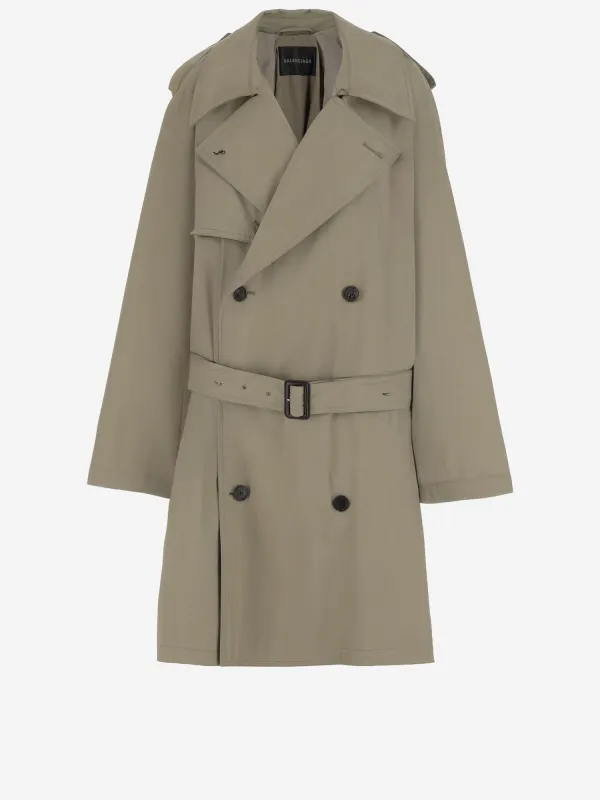 Cotton Double-Breasted Coat sold by Lord & Taylor