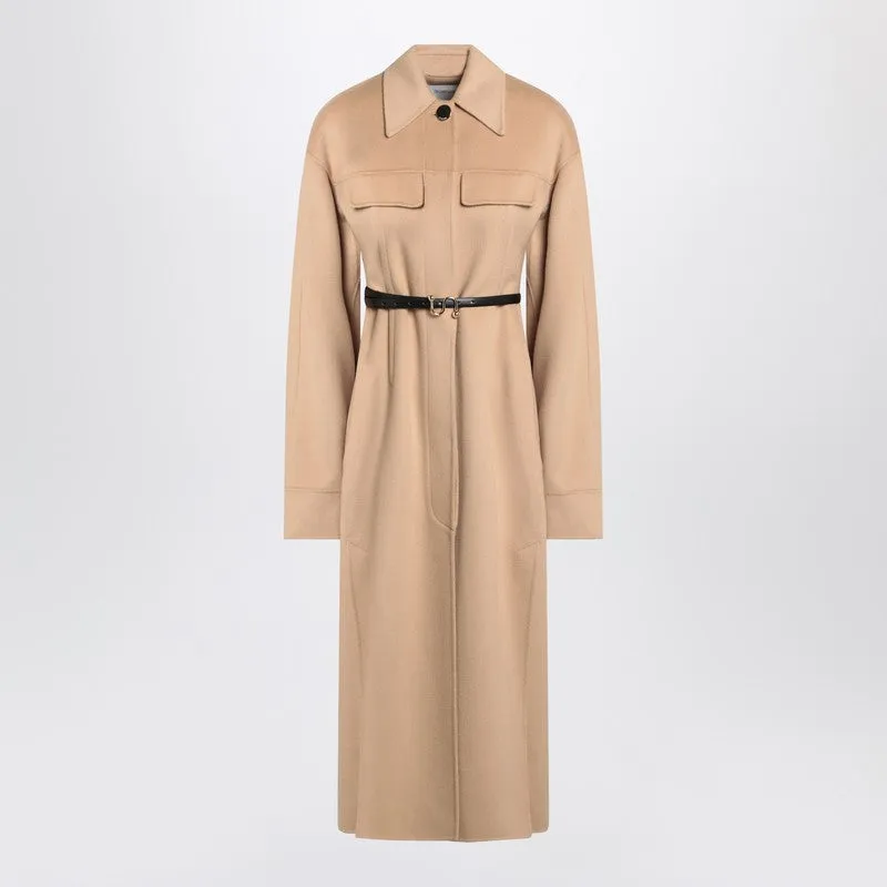 Camel-coloured wool coat sold by Lord & Taylor