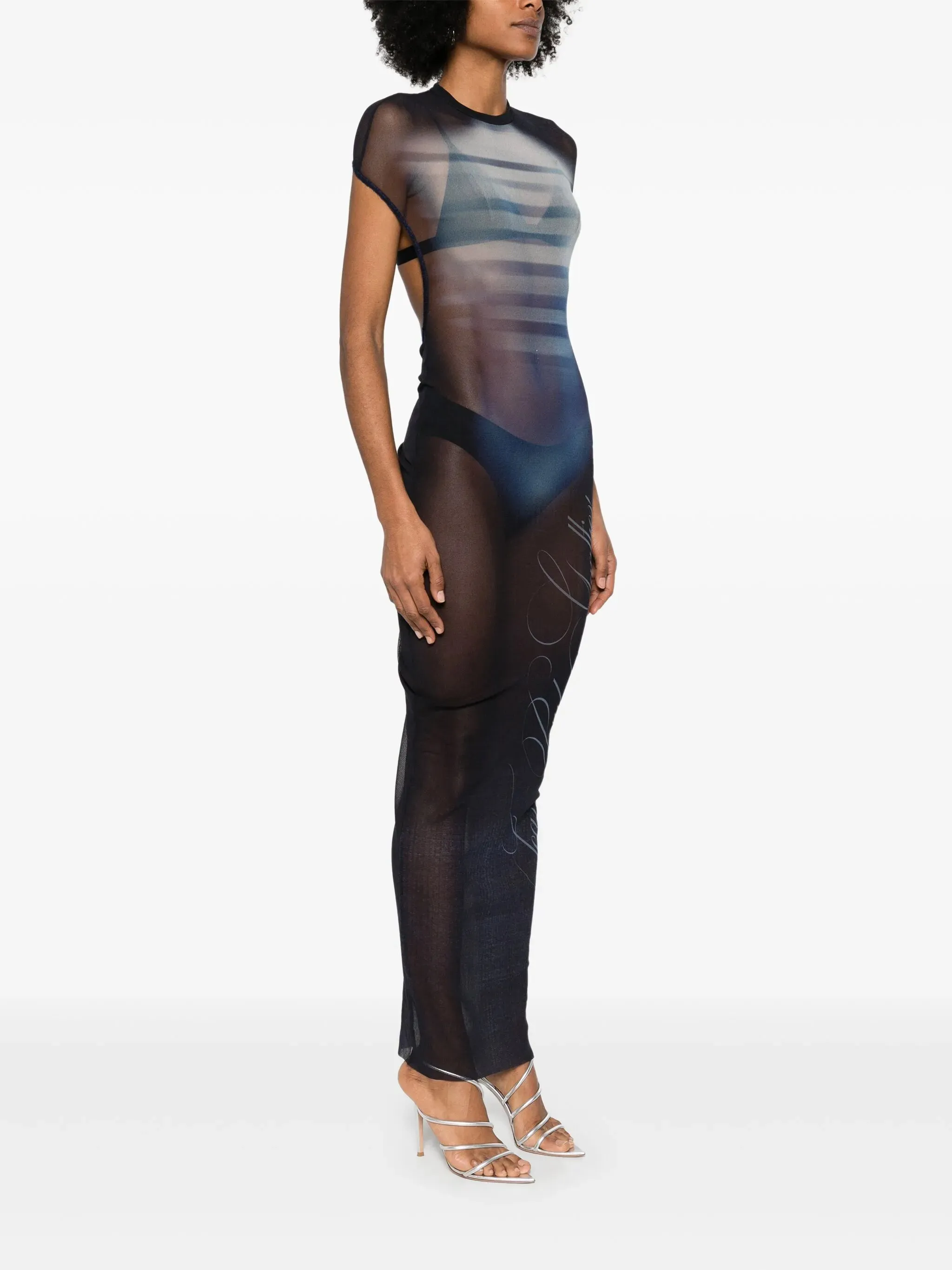 Jean Paul Gaultier "Le Male" Open-Backed Long Dress sold by Lord & Taylor product image thumbnail 4