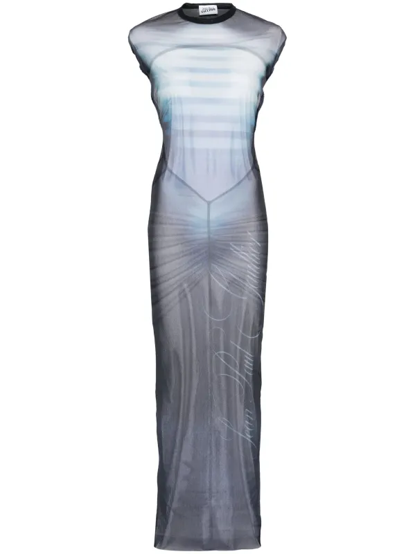 Jean Paul Gaultier "Le Male" Open-Backed Long Dress made by Jean Paul Gaultier