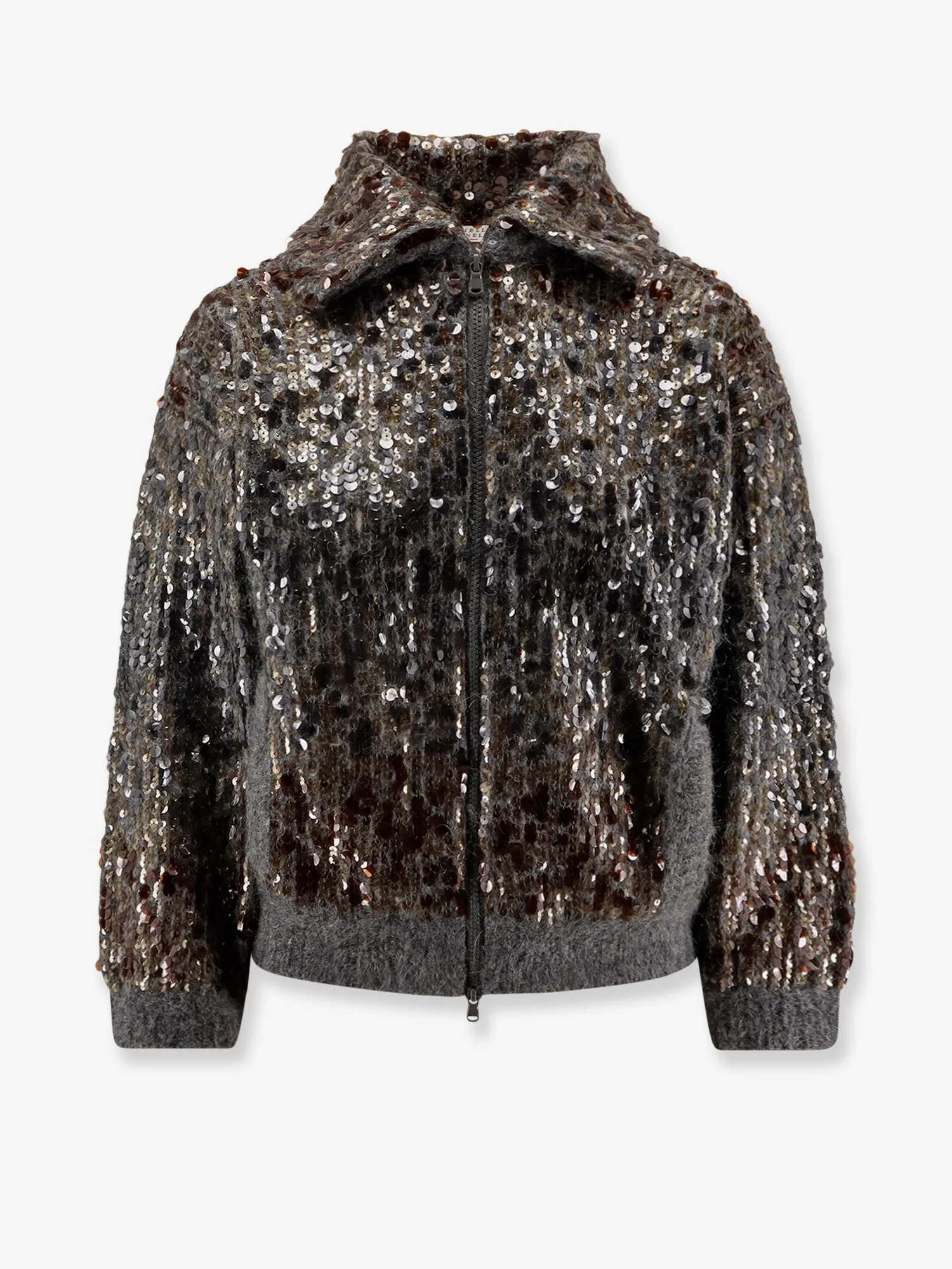 Mohair cardigan with all-over sequins sold by Lord & Taylor