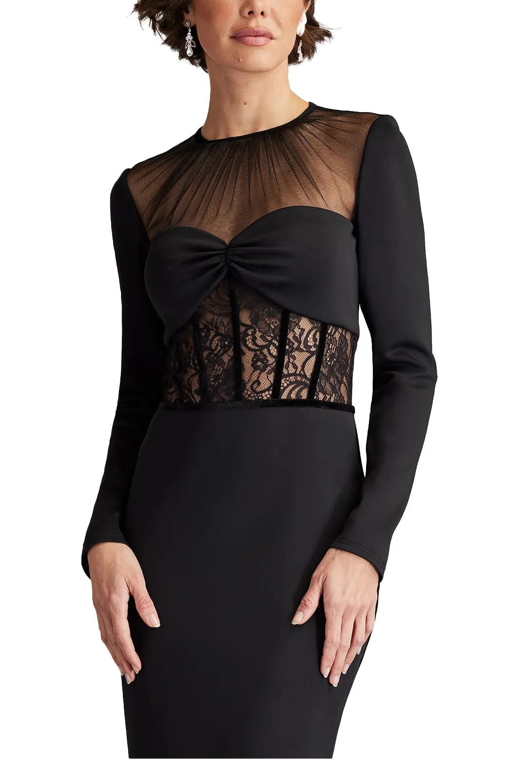 Bliss Corset Mini Dress BLACK sold by Lord & Taylor product image thumbnail 3