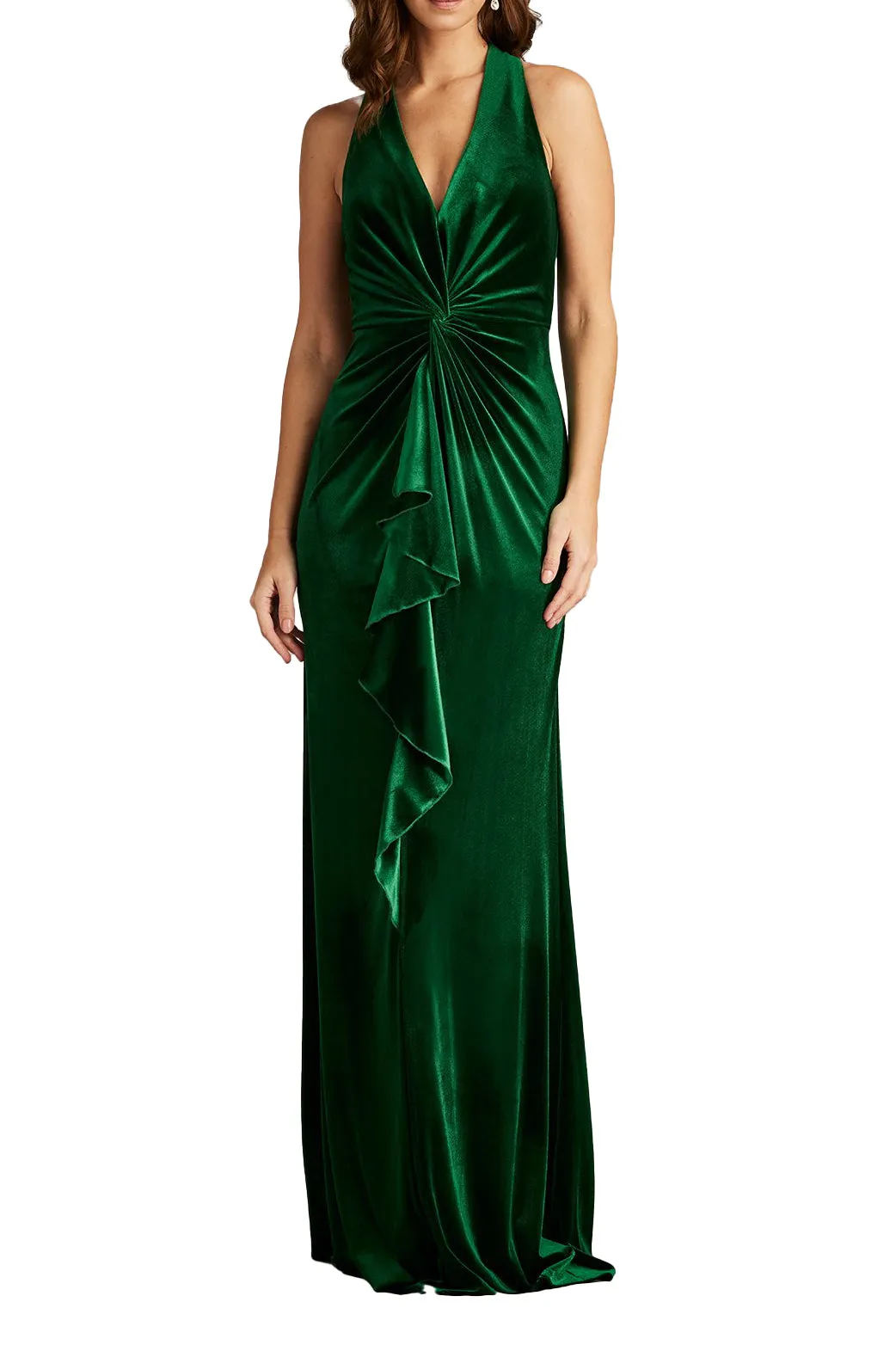 Cider Twist-Drape Velvet Gown PINE sold by Lord & Taylor product image thumbnail 2
