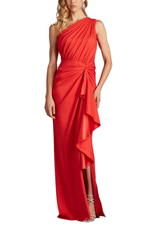 Lena Waterfall Drape Gown REDRS sold by Lord & Taylor