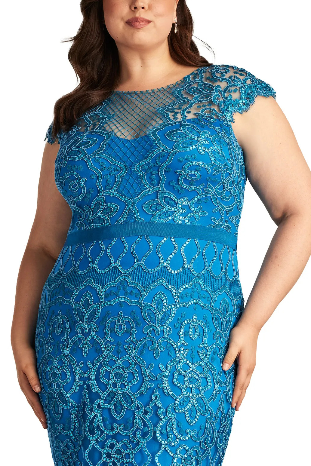 Miranda Sequin Embroidered Dress - PLUS SIZE DPOCN sold by Lord & Taylor product image thumbnail 5