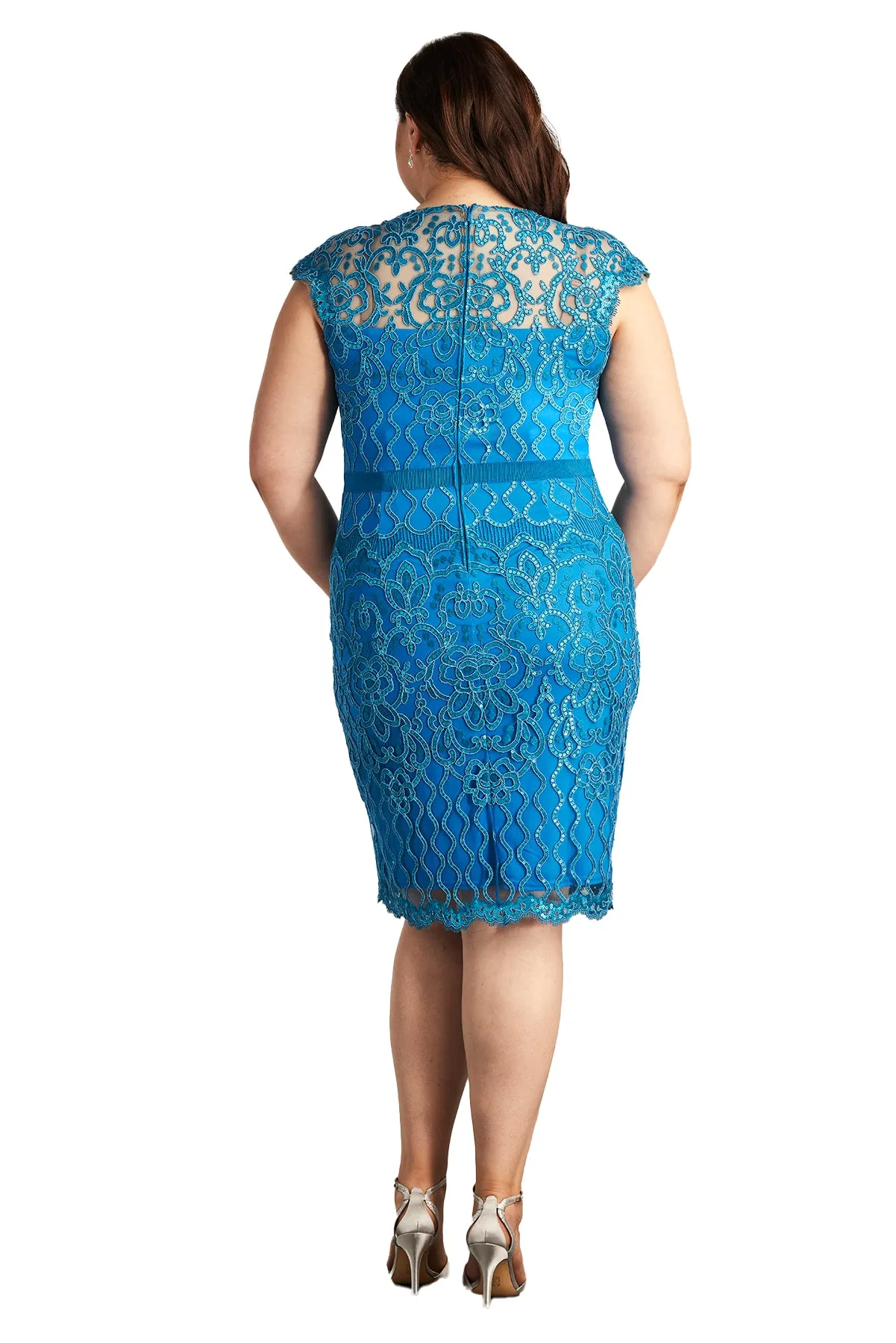 Miranda Sequin Embroidered Dress - PLUS SIZE DPOCN sold by Lord & Taylor product image thumbnail 2