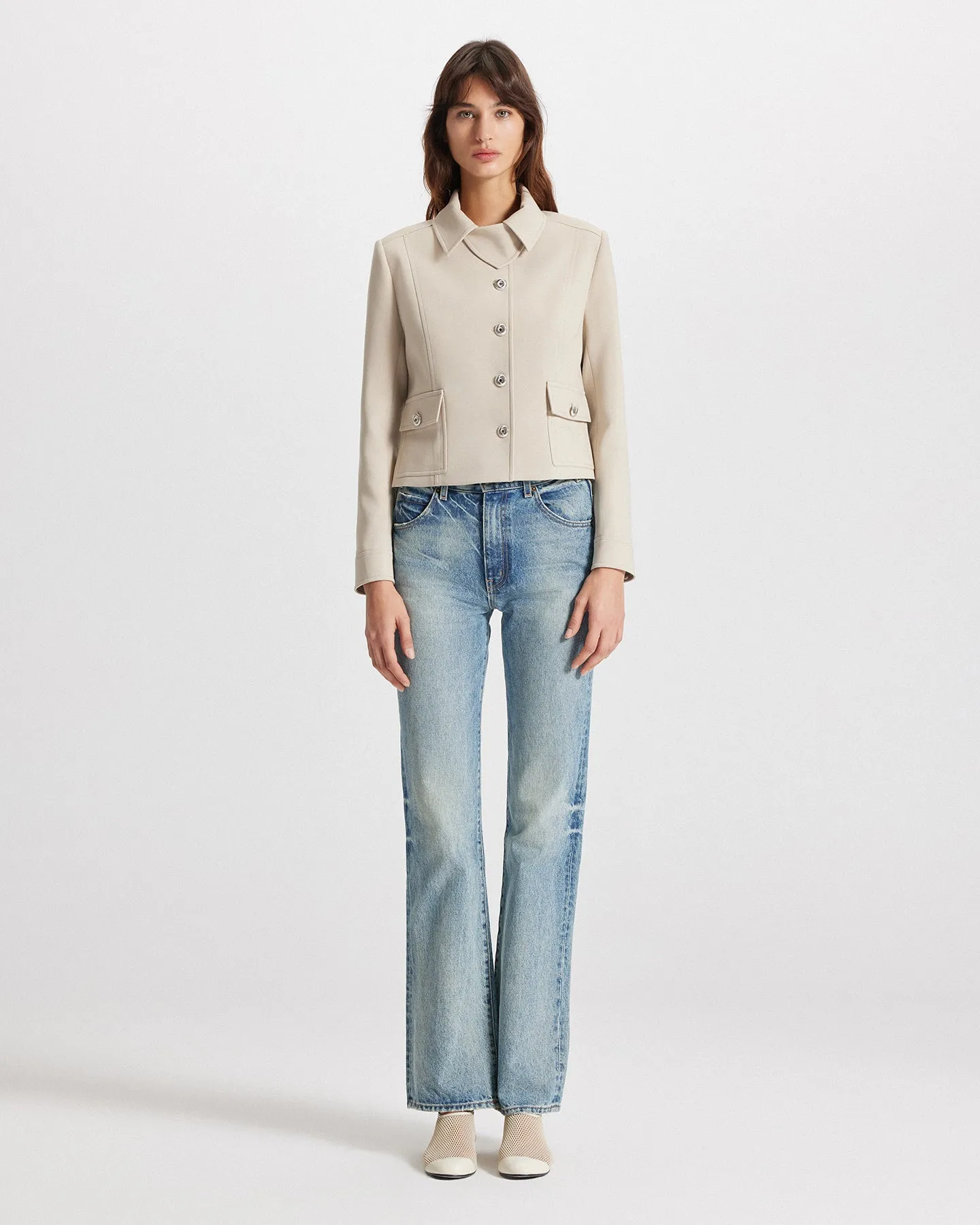 Daphne Collar-Tab Military Jacket sold by Lord & Taylor product image thumbnail 2