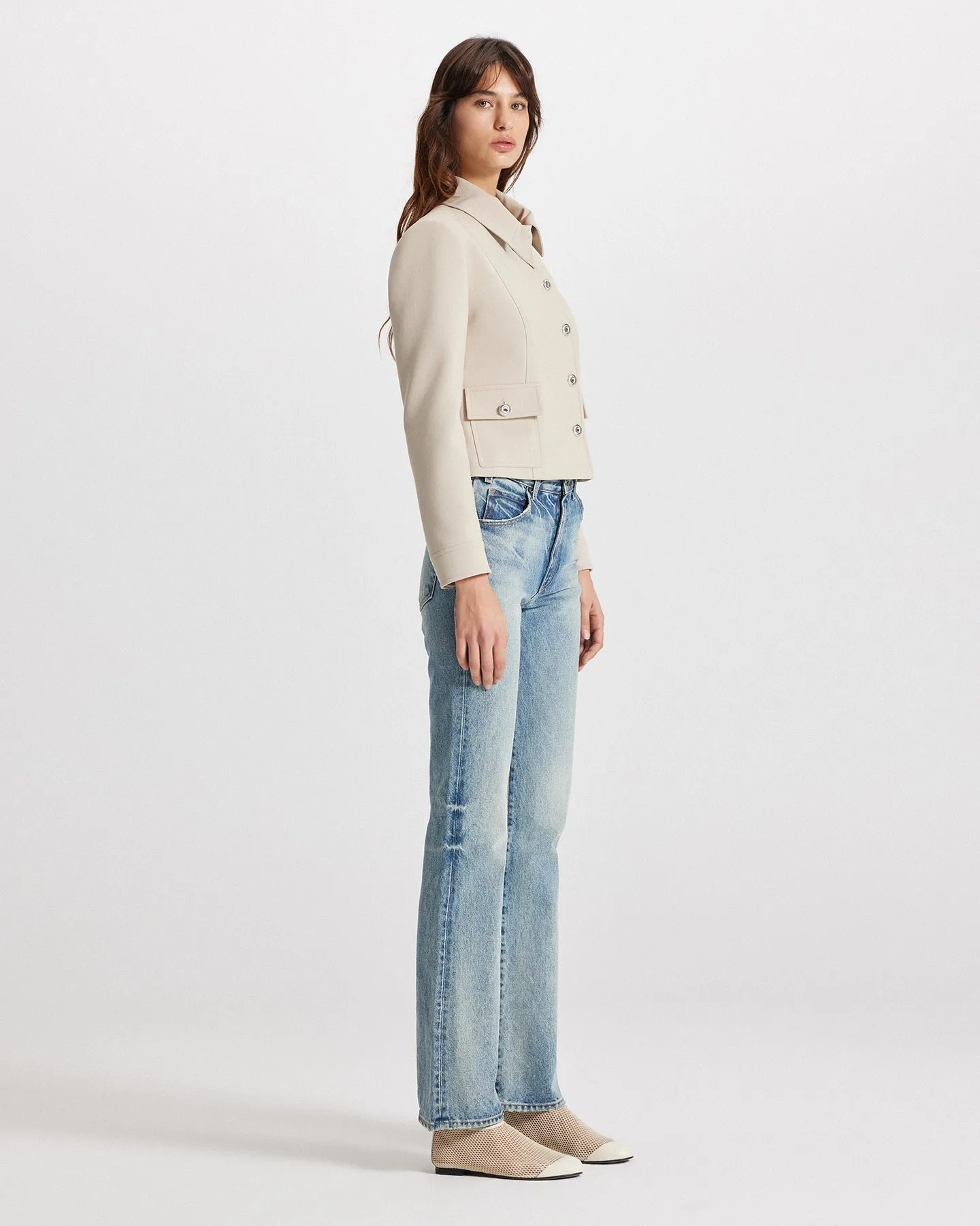 Daphne Collar-Tab Military Jacket sold by Lord & Taylor product image thumbnail 3