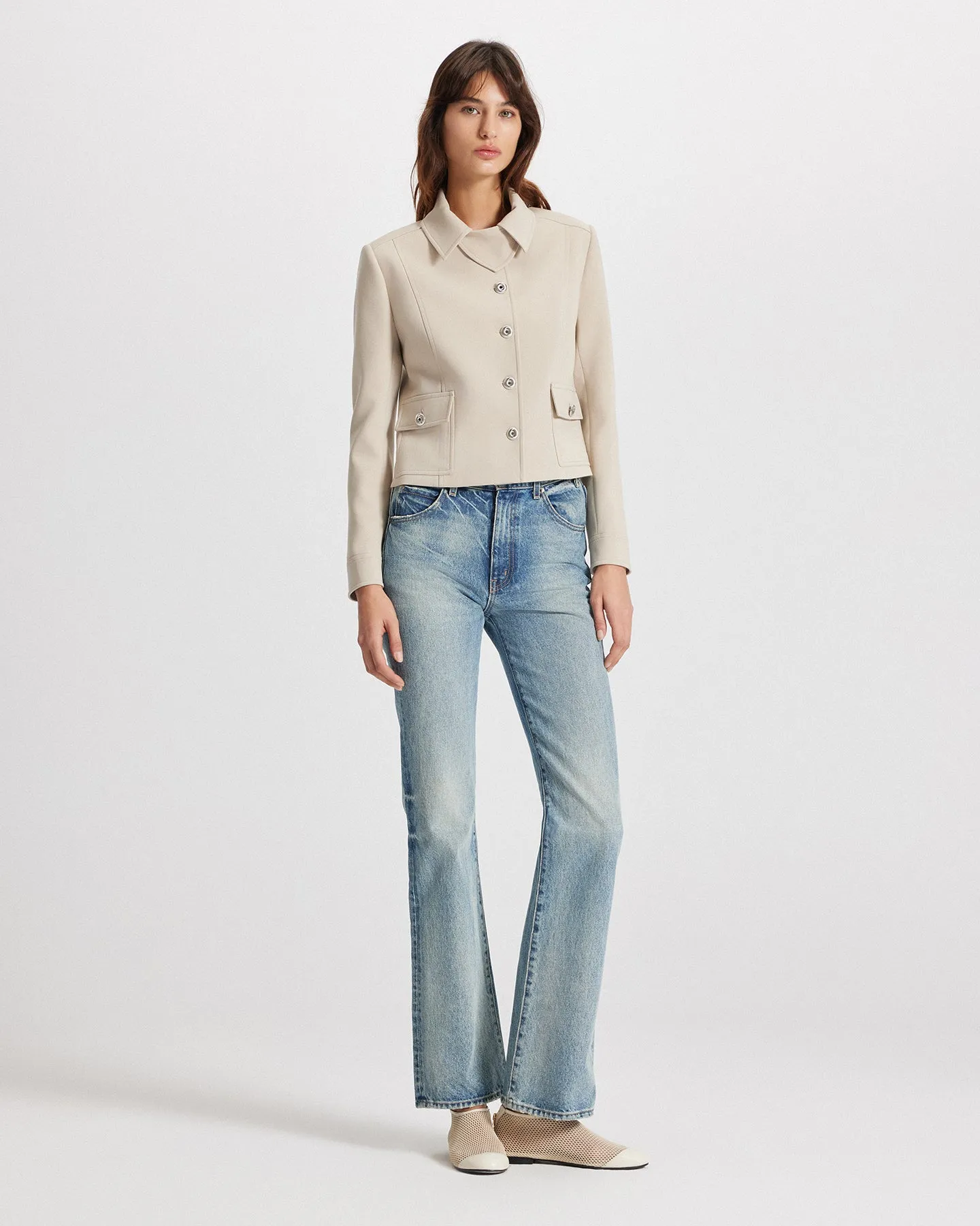 Daphne Collar-Tab Military Jacket sold by Lord & Taylor product image thumbnail 4