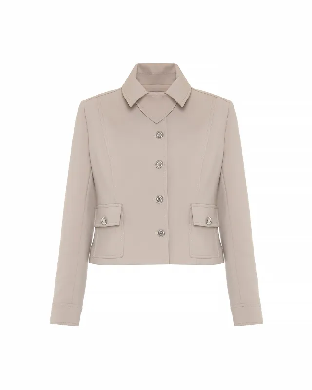 Daphne Collar-Tab Military Jacket sold by Lord & Taylor