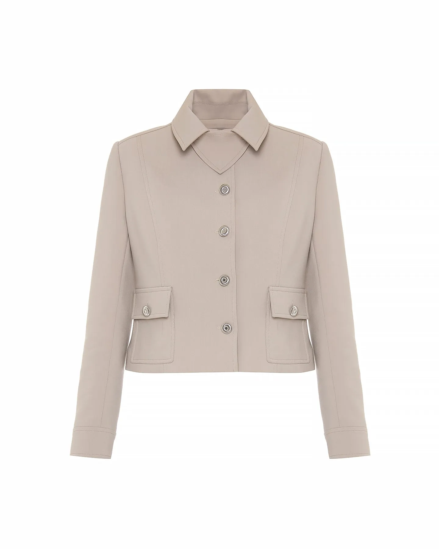 Daphne Collar-Tab Military Jacket sold by Lord & Taylor