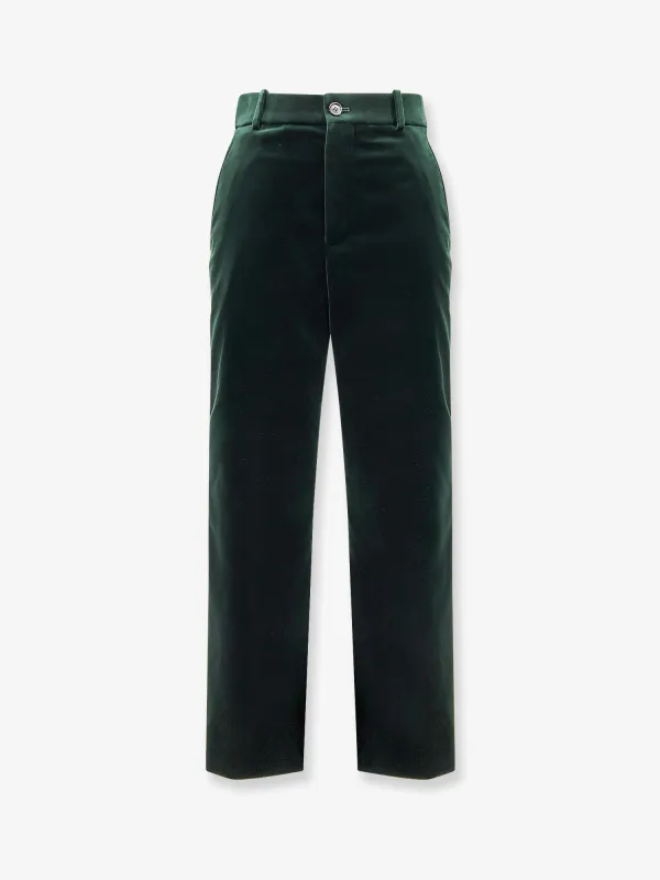 Velvet Trousers in Green sold by Lord & Taylor
