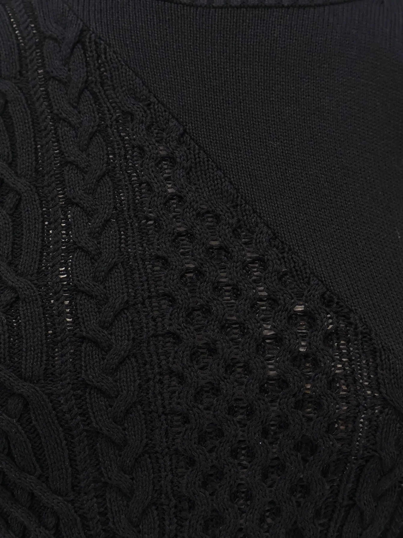 Cotton Blend Asymmetrical Sweater sold by Lord & Taylor product image thumbnail 3