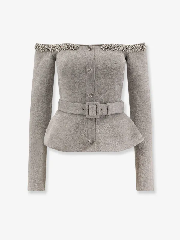 Chenille Sweater with Rhinestones sold by Lord & Taylor