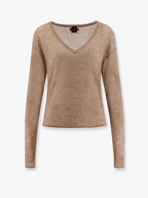 Salomone Wool Sweater with Micro Sequins sold by Lord & Taylor