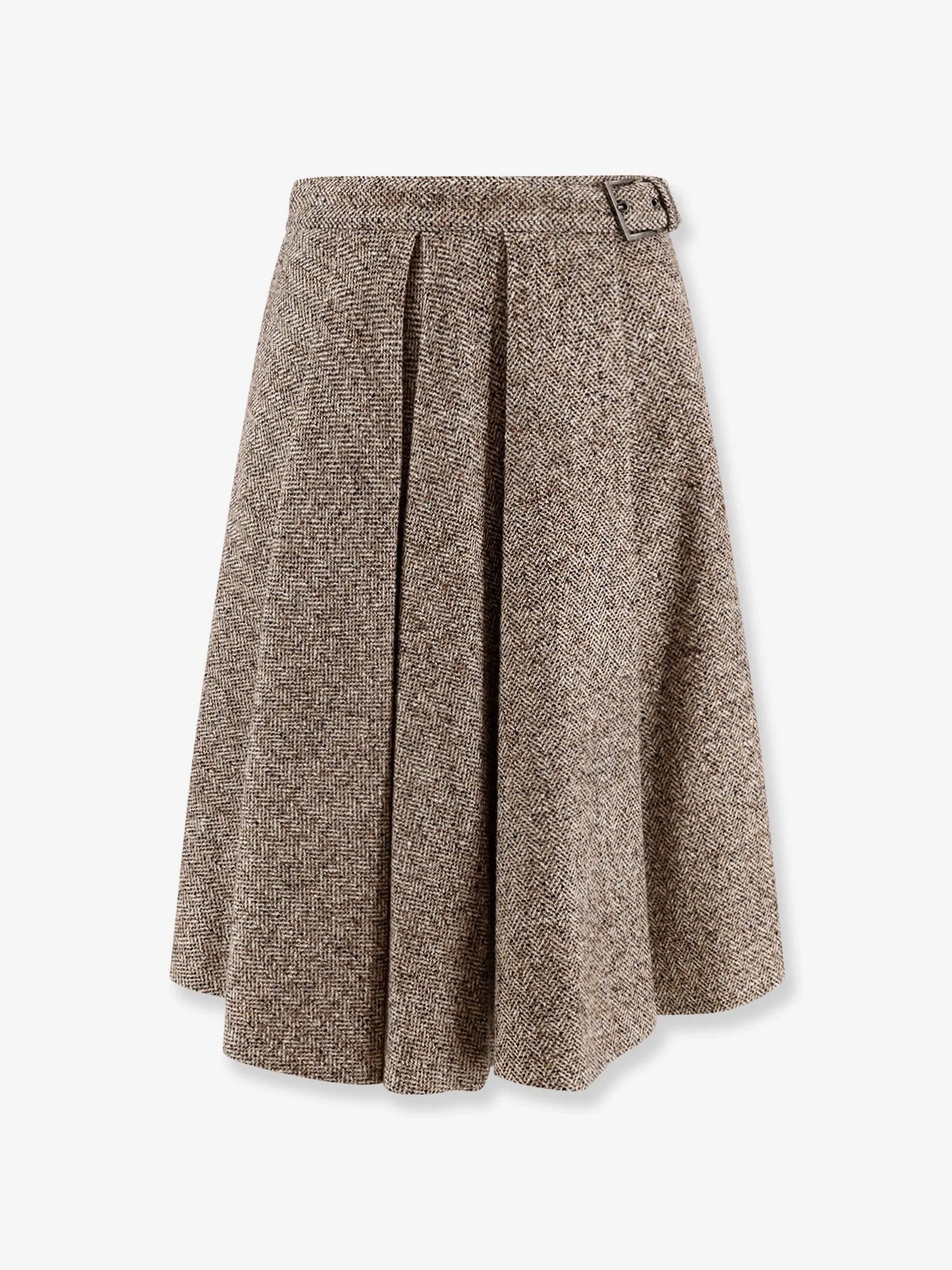Virgin Wool and Silk Midi Skirt sold by Lord & Taylor