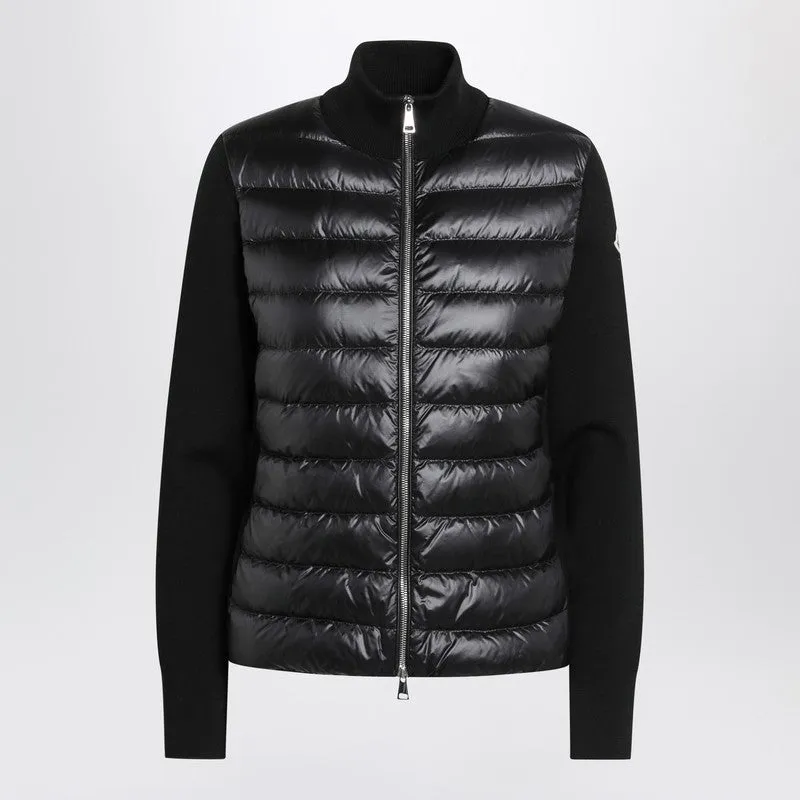Moncler Black padded zip-up cardigan sold by Lord & Taylor