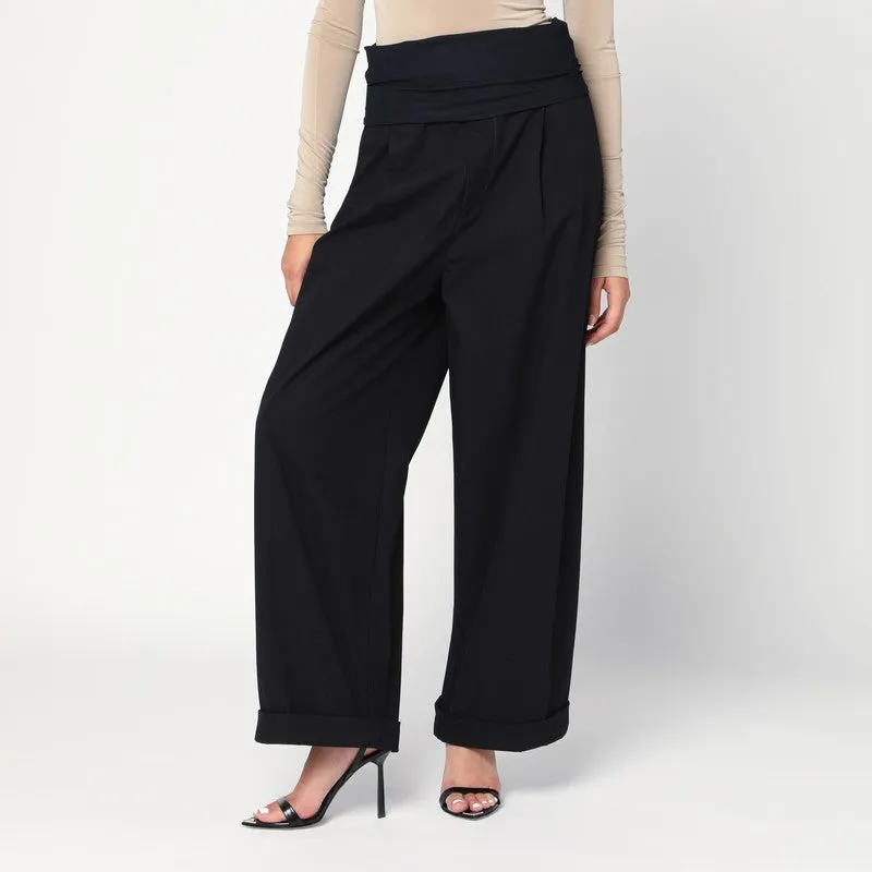 DARKPARK Wendy black trousers with elastic waist sold by Lord & Taylor