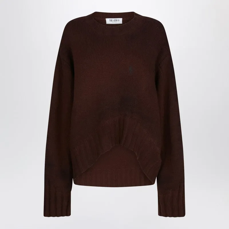 The Attico Brown wool and cashmere sweater sold by Lord & Taylor