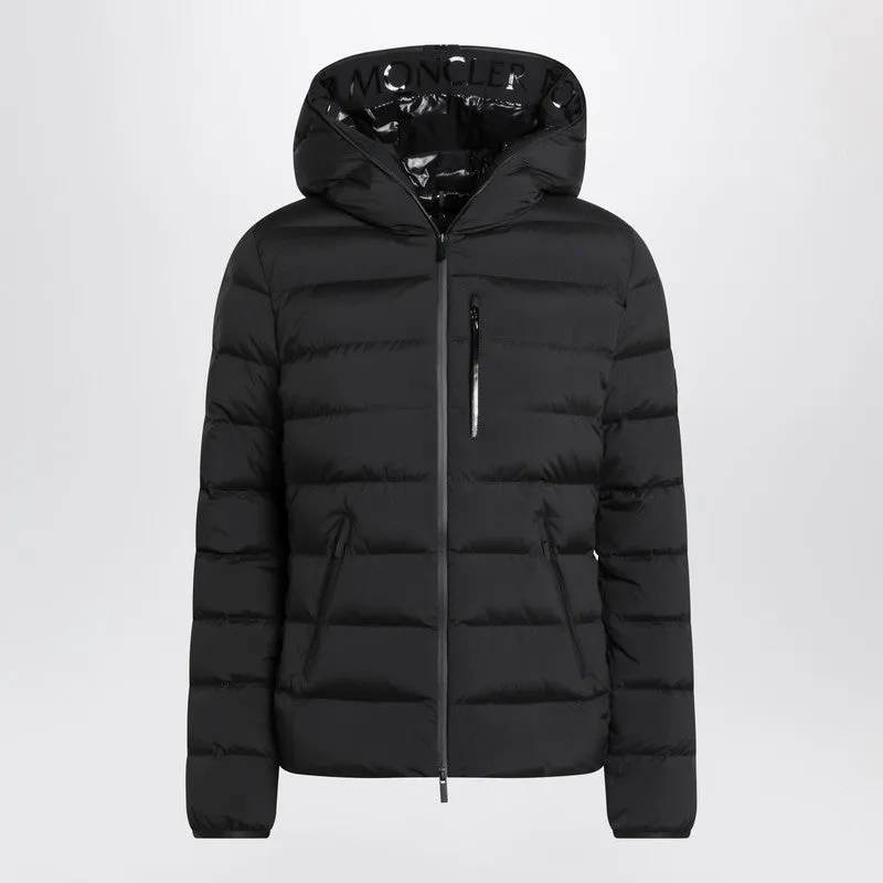 Moncler Black Herbe hooded puffer jacket sold by Lord & Taylor