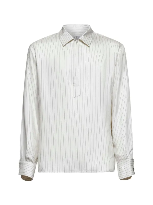 Ivory Striped Tunic Shirt sold by Lord & Taylor