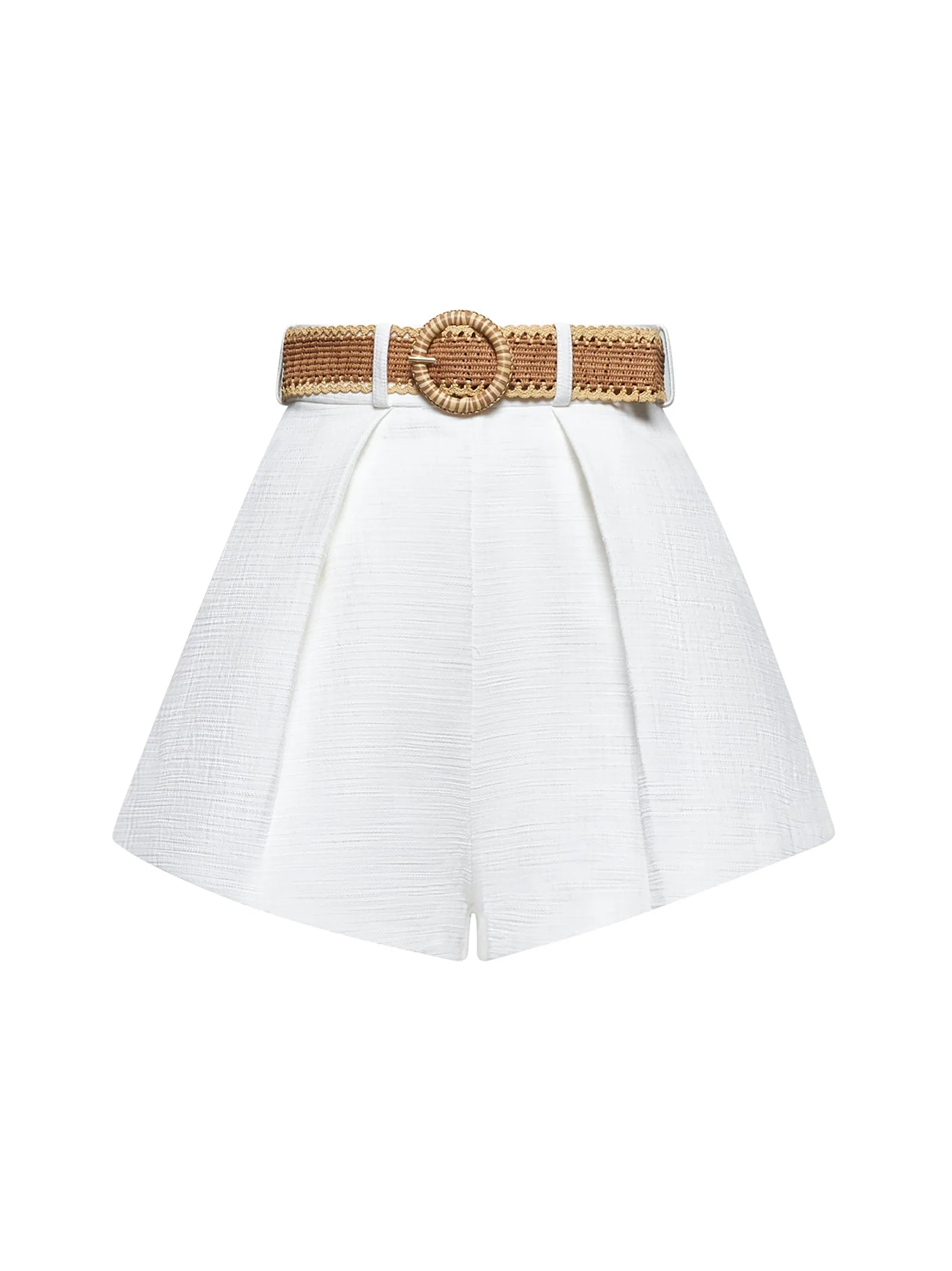 Ivory Acacia Tuck Shorts sold by Lord & Taylor