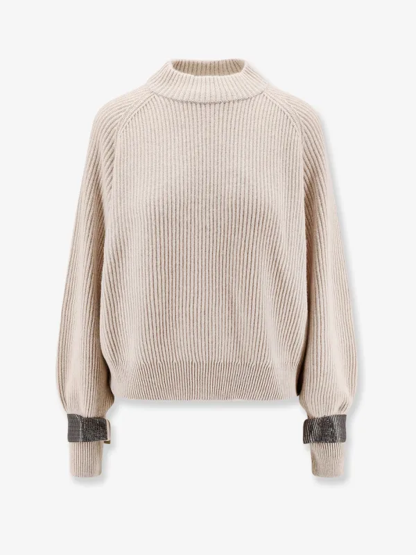 Cashmere Sweater with Removable Cuffs sold by Lord & Taylor