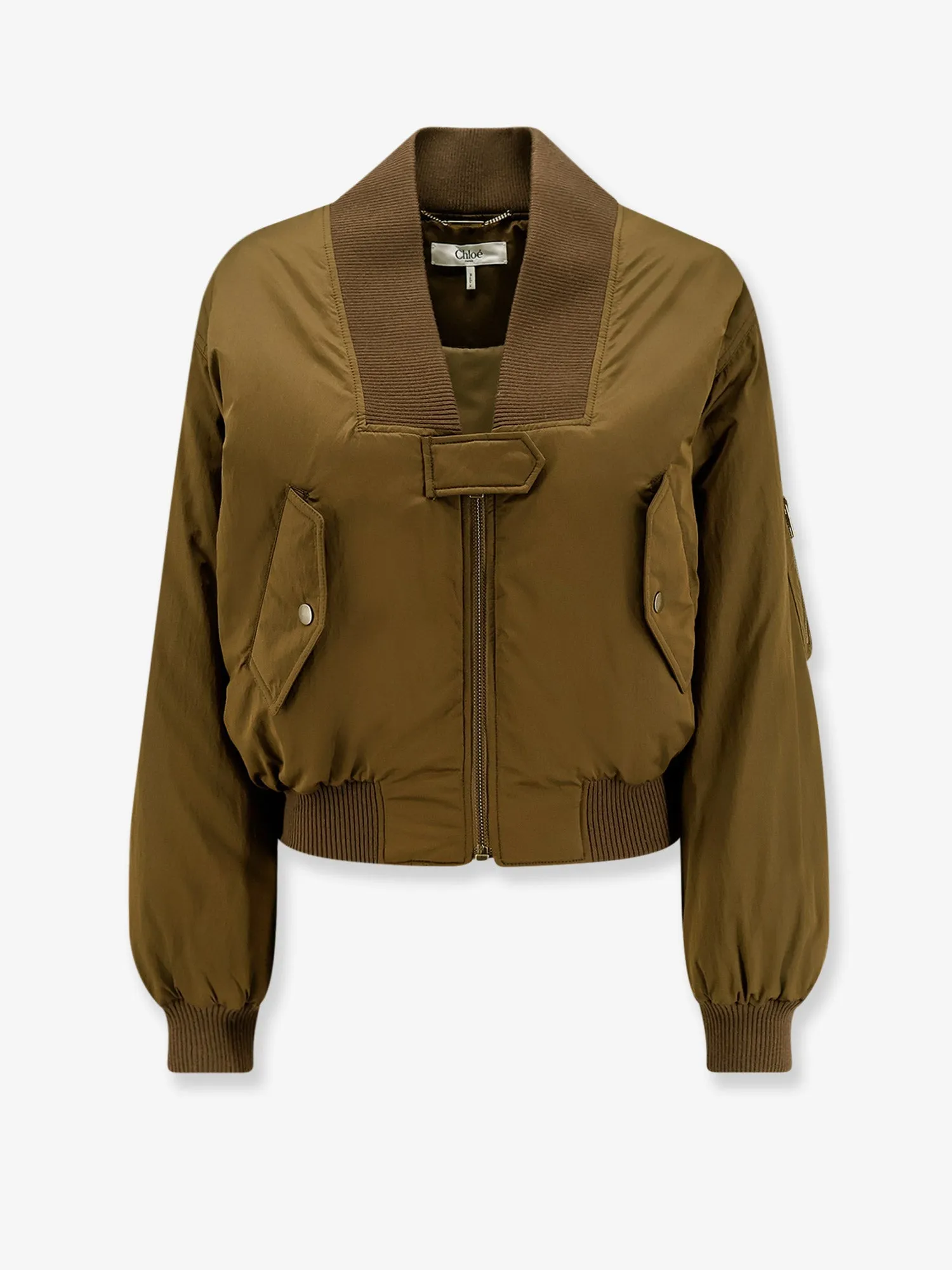 Chloé Nylon Bomber Jacket sold by Lord & Taylor