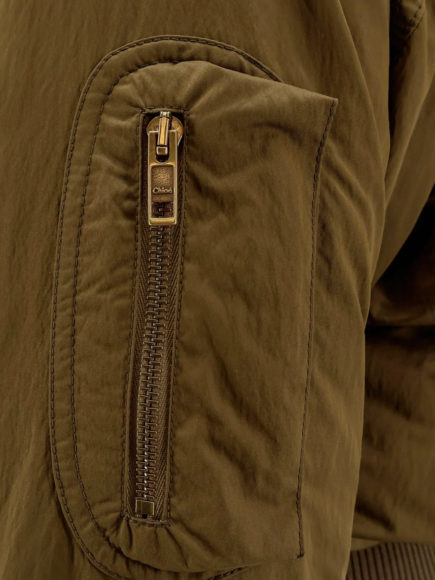 Chloé Nylon Bomber Jacket sold by Lord & Taylor product image thumbnail 3