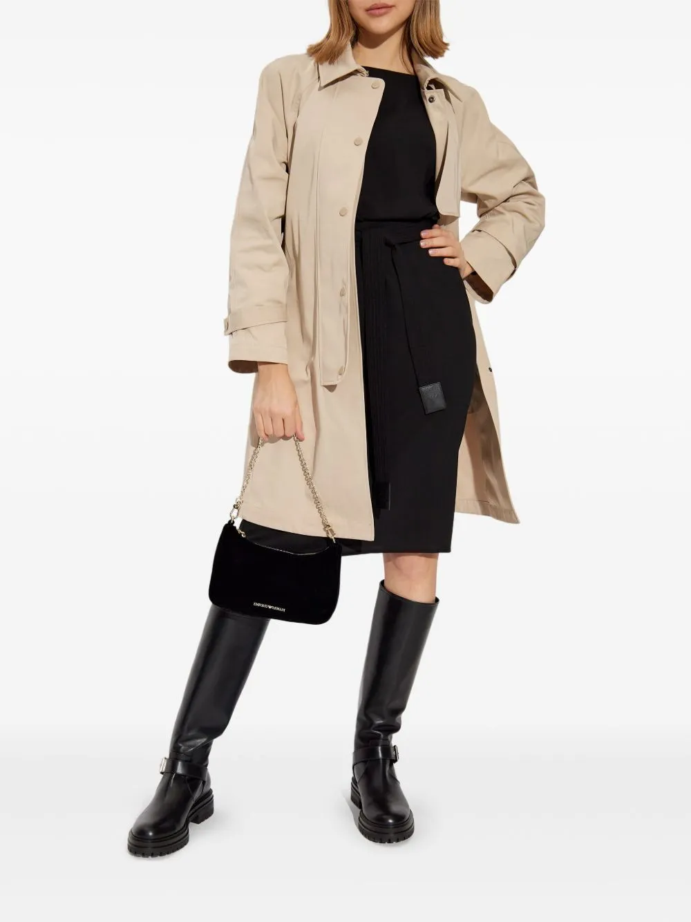 Emporio Armani waterproof trench coat sold by Lord & Taylor product image thumbnail 5
