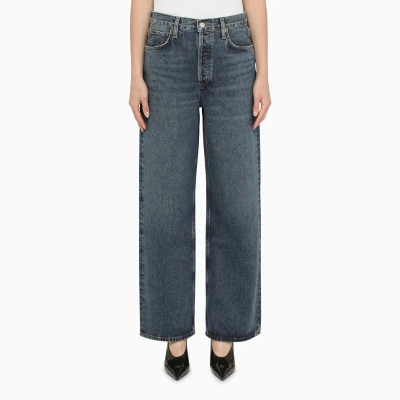 AGOLDE Dark blue denim balloon jeans sold by Lord & Taylor