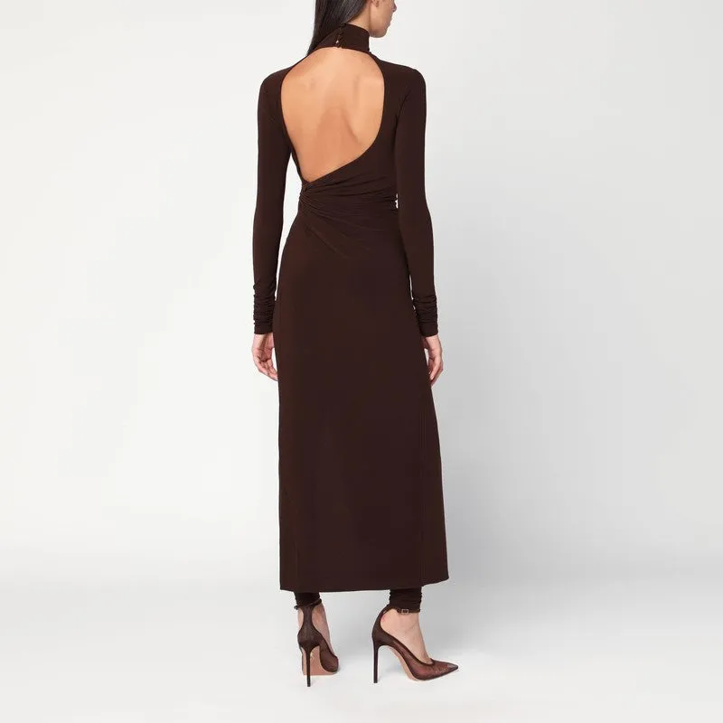 THE ANDAMANE Tessa jumpsuit in brown jersey sold by Lord & Taylor product image thumbnail 2