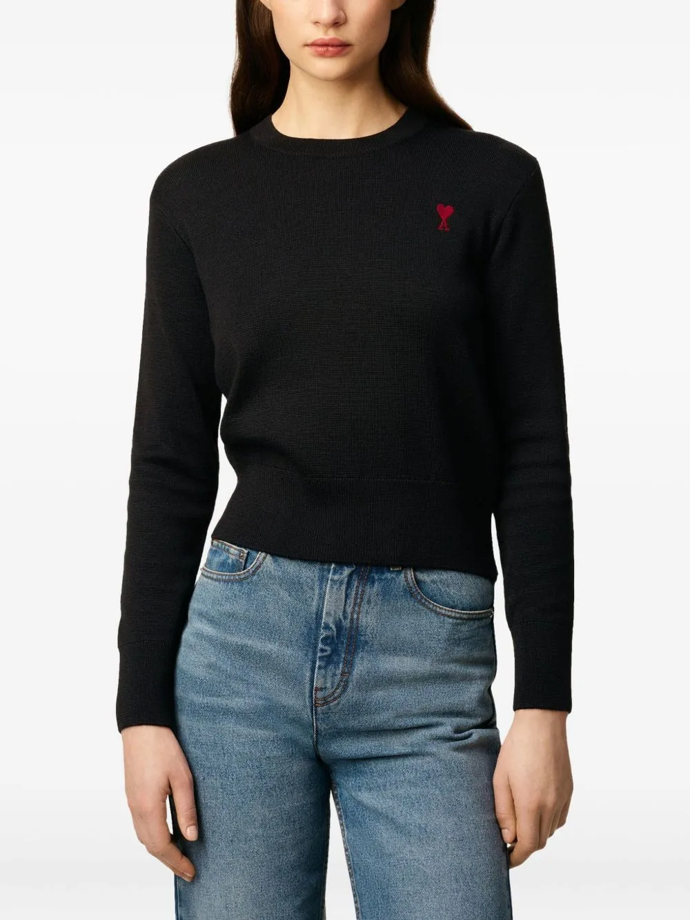 Ami Paris Sweaters Black sold by Lord & Taylor product image thumbnail 4