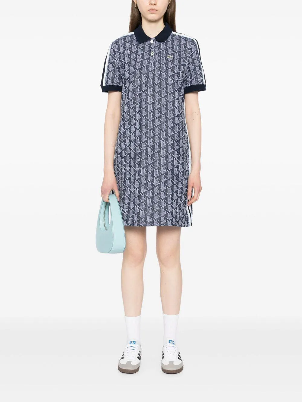 Lacoste Mini Dress in Navy Blue sold by Lord & Taylor product image thumbnail 2
