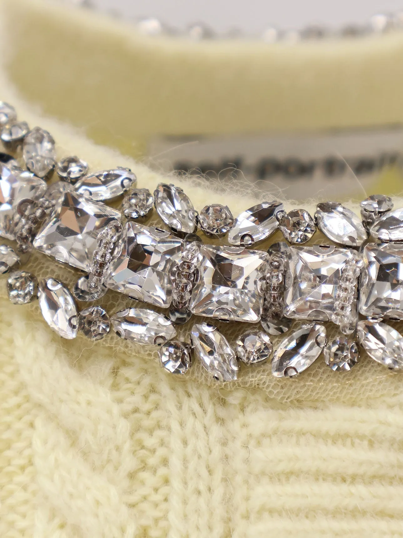 Wool Blend Cardigan with Rhinestones sold by Lord & Taylor product image thumbnail 3